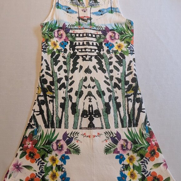 Desigual Anna Laura S Summer City Tropical Print Dress - Picture 13 of 13
